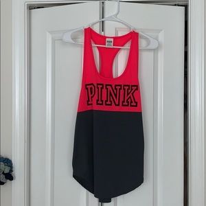 pink workout tank
